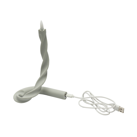 Flexibele LED Kaars Steengrijs