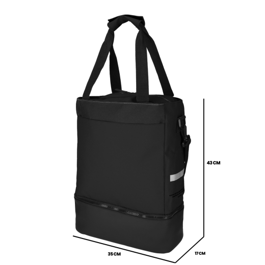 Fiets Shopper Met Koelvak RPET Zwart