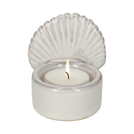 Theelichthouder Schelp