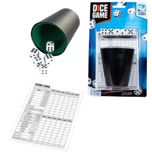 Dobbelset + scoreblok