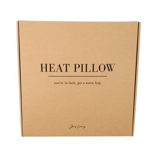 Living Warmtekussen RPET 40x40 Donkergrijs