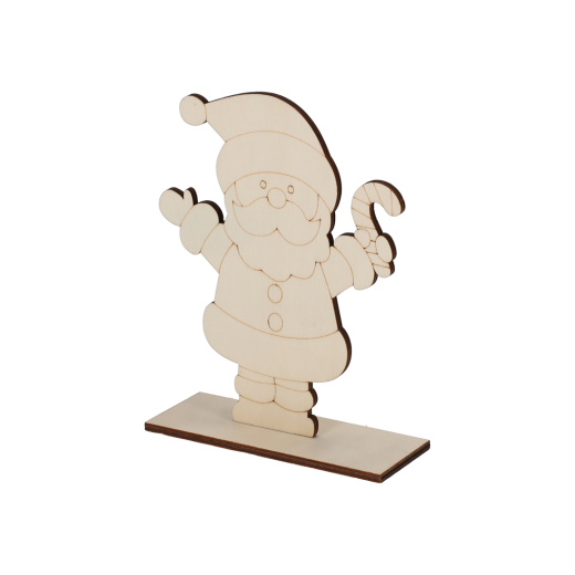 Houten Schilderset Kerstman