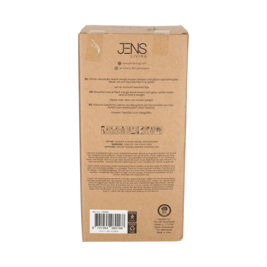 Lantaarn Ravi Zwart Large