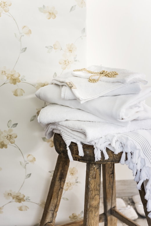 Gastendoekje soft cotton terry wit