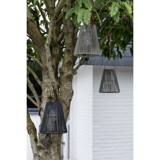 Solar Lantaarn Zwart