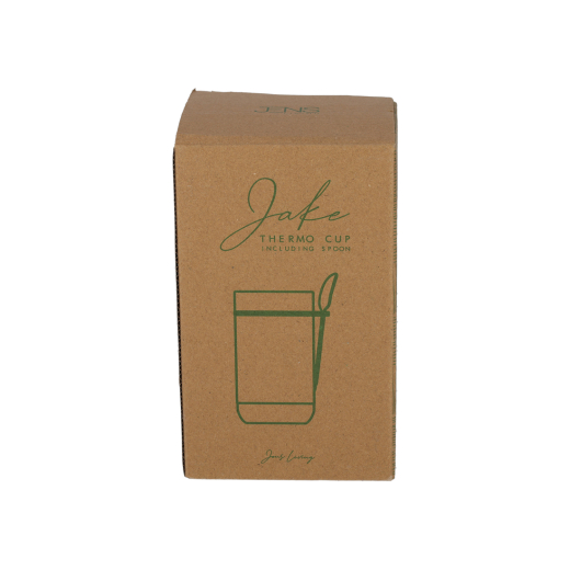 Thermo Beker met Lepel Jake Groen