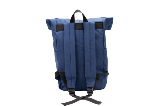 Basic rolltop backpack Navy Recycle Bags