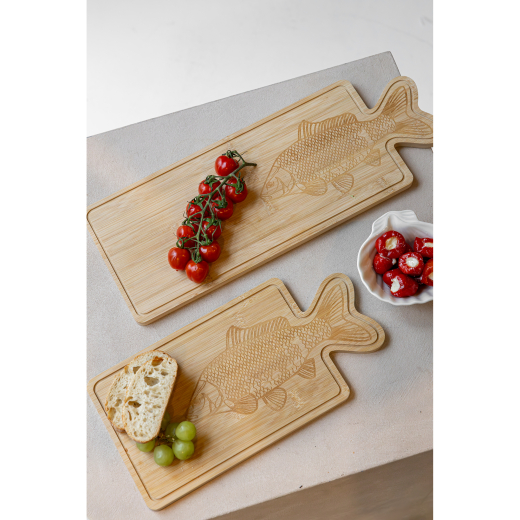 Bamboe Serveerplank Vis Small