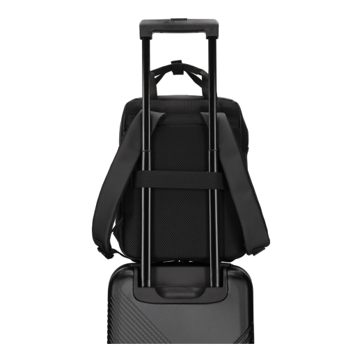 Dull PU Rugtas Zwart