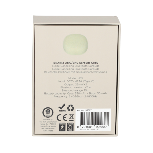 ANC/ENC Earbuds Cody Taupe