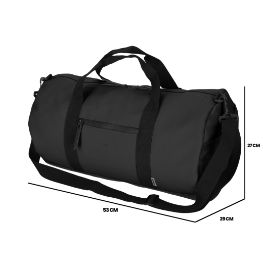 Dull PU Duffeltas Zwart