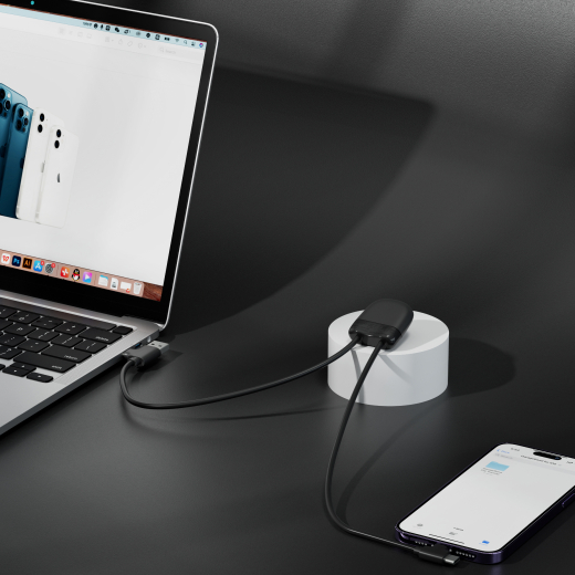 Xoopar Ice-C Charging cable Zwart