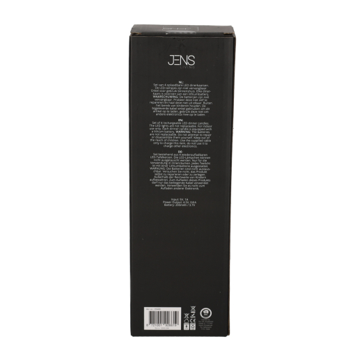 Oplaadbare LED Dinerkaarsen set van 4