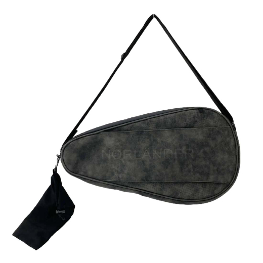 Nubuck Padel Racket Draagtas Grijs