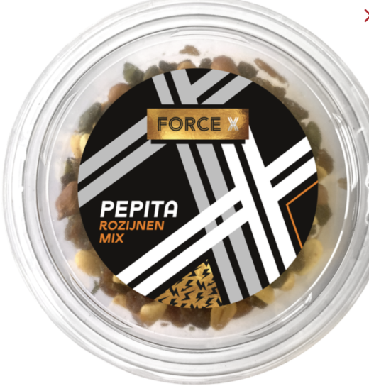Pepita rozijnen mix cup 150 gram