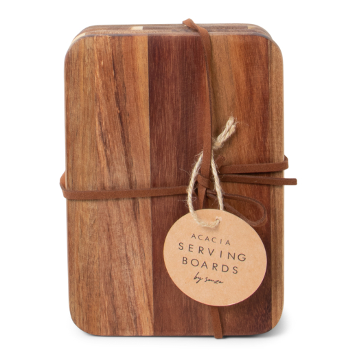 Acacia Serveerplankjes set van 4