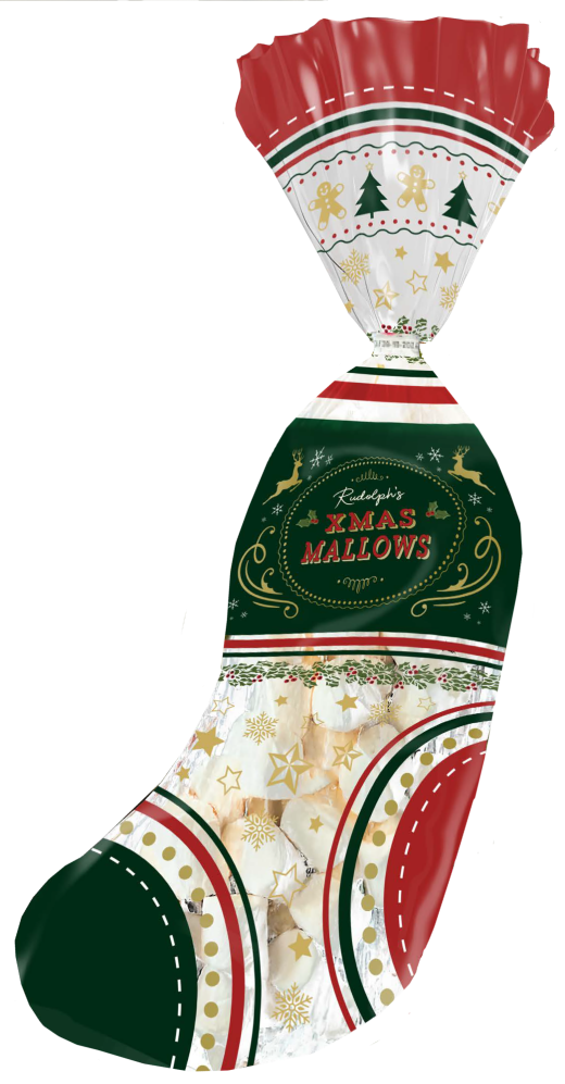 Kerstsok marshmallows