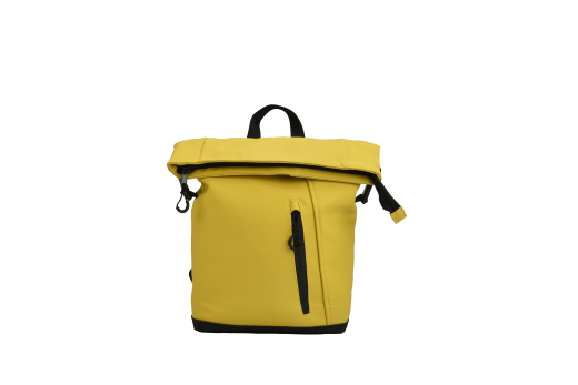 Travelcollectie Mat PU rugzak geel