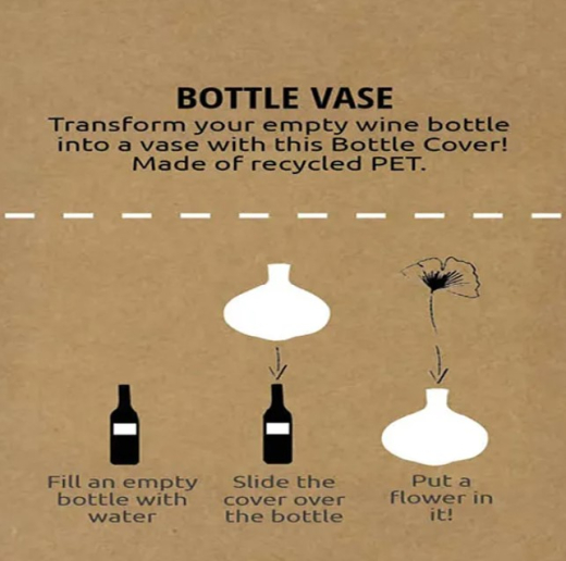 Recycled Pet Bottle Vase