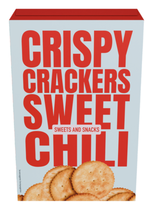 Crispy crackers sweet chili 160 gram