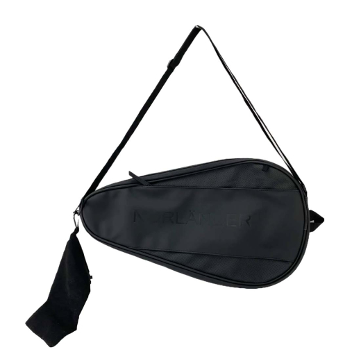 Dull PU Padel Racket Draagtas Zwart