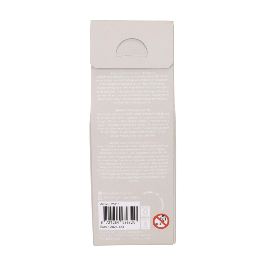 Happy Holidays Kaars met 3 Theelichten
