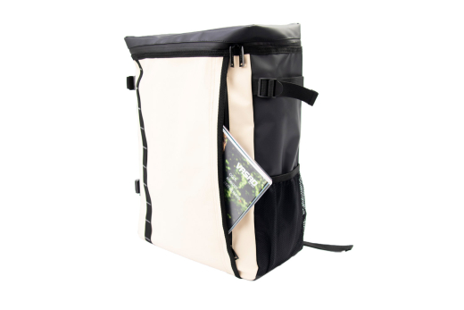 All Weather Toploader Backpack Zwart Ivoor