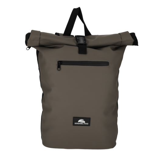 Dull PU Fiets Rugtas Taupe