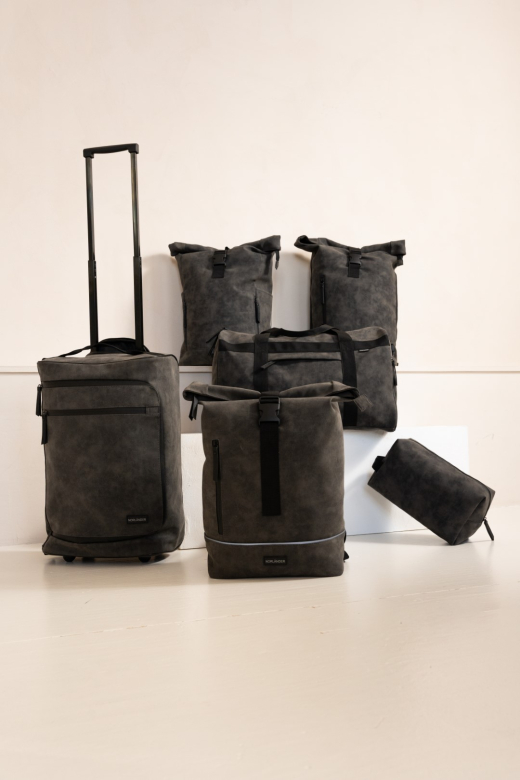 Nubuck Lyon Trolley Grijs