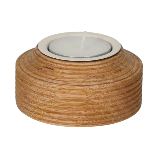 Theelichthouder Teun Naturel Small