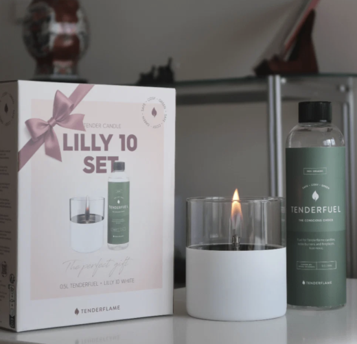 Giftset Lillly 10 wit met 0,5 ltr Tenderfuel
