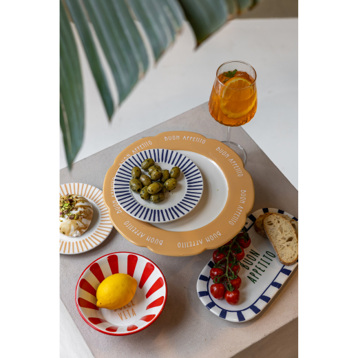Buon Appetito Serveerbord Blauw