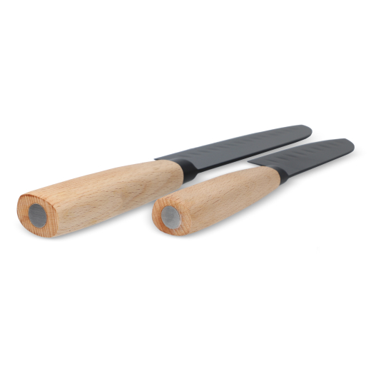 Santoku 2 pieces knife set Ravn Hout