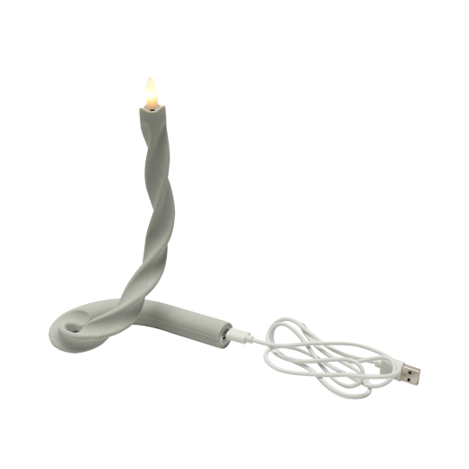 Flexibele LED Kaars Steengrijs