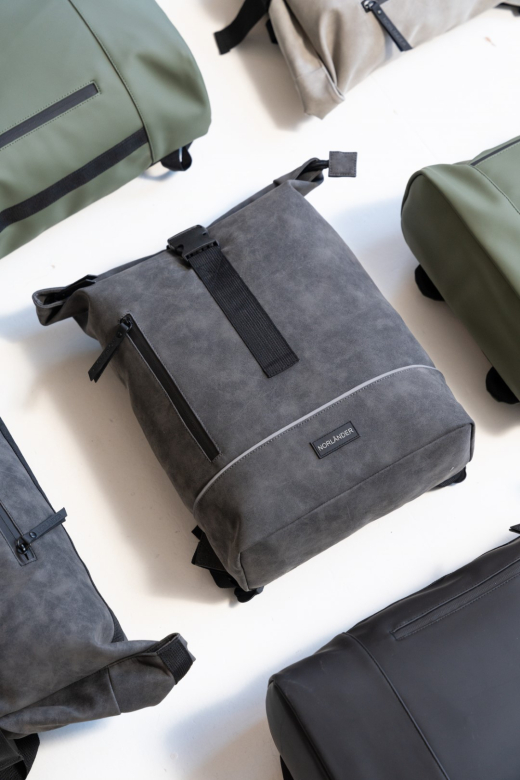 Nubuck Urban Rugtas Grijs