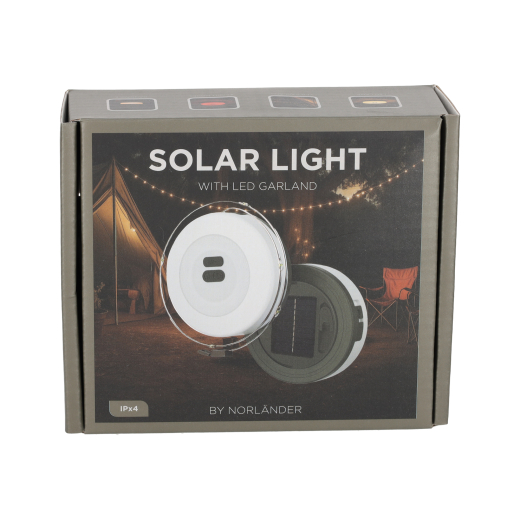 Solar Lamp Met LED Slinger