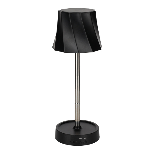 Telescopische LED Lamp Zwart