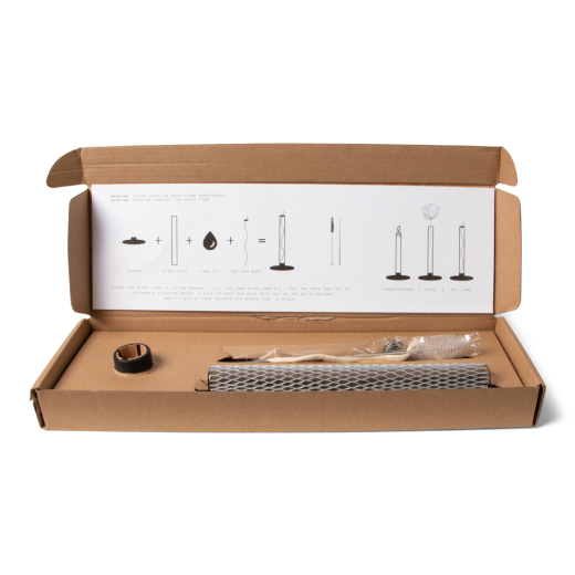 3 in 1 Olielamp Zwart