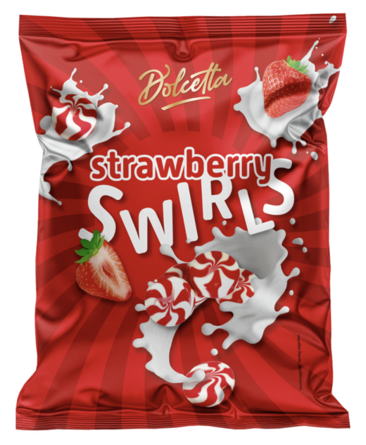 Strawberry swirl sweets 100 gram
