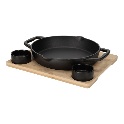 Gietijzeren Grill & Serve Set