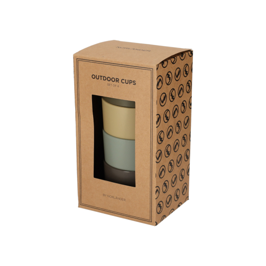 Outdoor Bekers set van 4