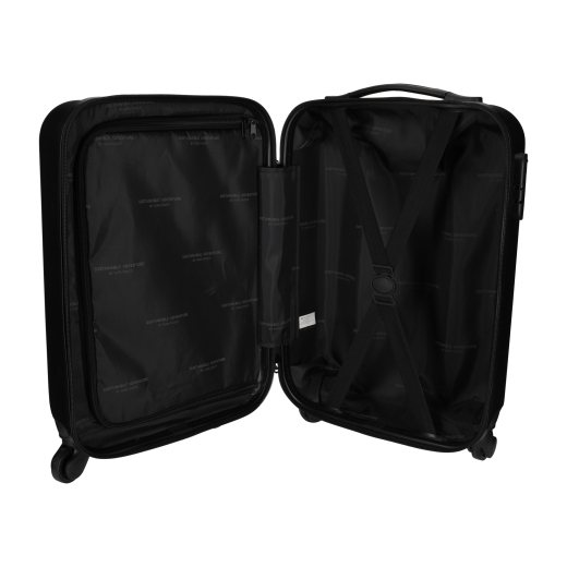 NL Travel Green Cabin Trolley RPET Zwart