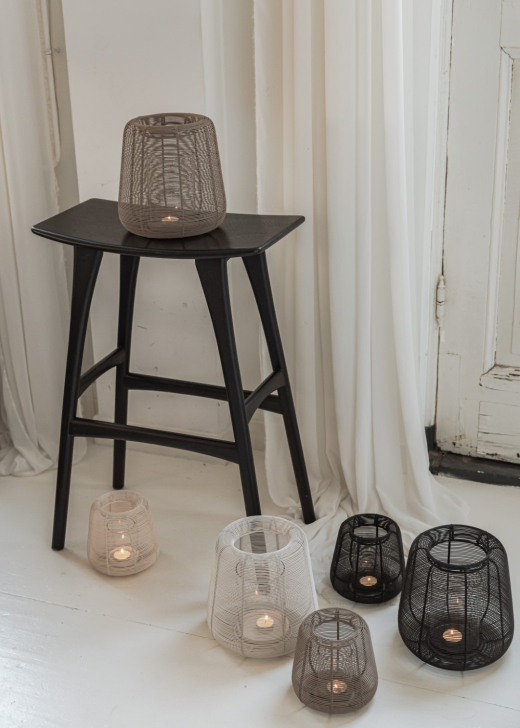 Lantaarn Sil Zwart Small