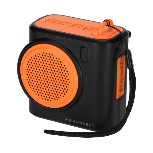 Retro Camera Speaker Zwart