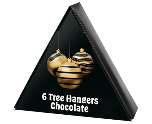 Chocolade kerstballen 6 stuks