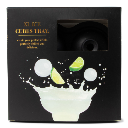 IJsblokjesvorm Bollen XL Zwart