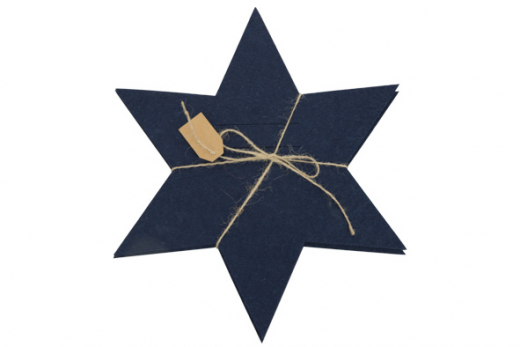 Ster Cutlery donkerblauw Set van 4