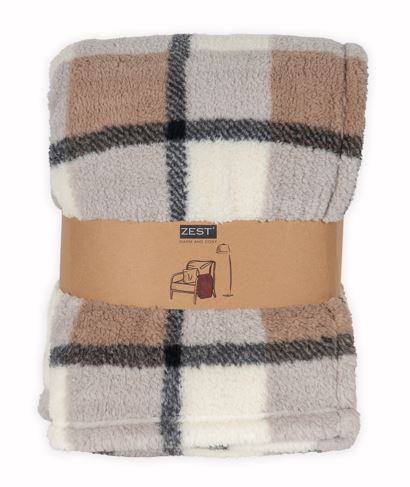 Sherpa Plaid XL Recycled ruit