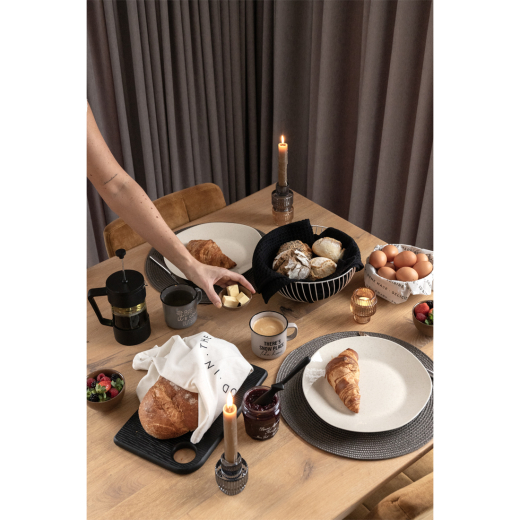 Mango Boterbord Met Mes Zwart