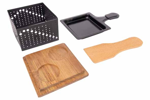 Aspen Raclette vierkant 1 persoon